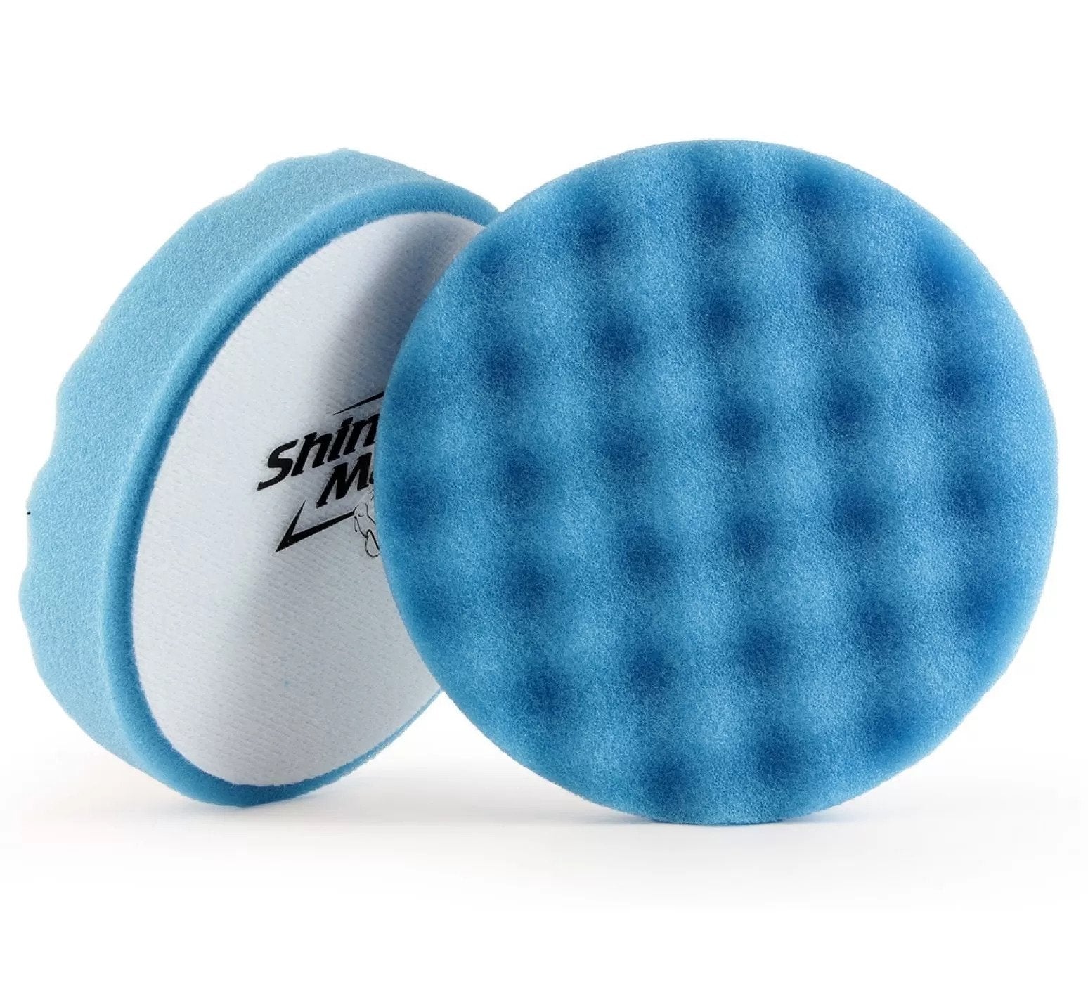 ShineMate – Waffle Blue Polishing Pad 6"